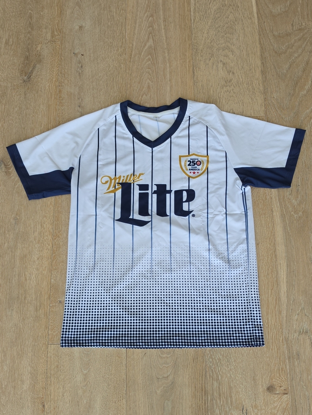 Miller Lite Short Sleeve V-Neck Soccer Jersey